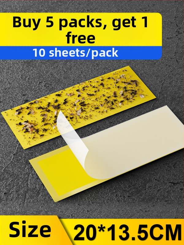 Klipavimo popierius musėms gaudyti lempos — vabzdžių gaudyklė plokštė, dengiamas plotas 10 m², importuotas viskozės tinklas, be baterijų, universalaus stiliaus