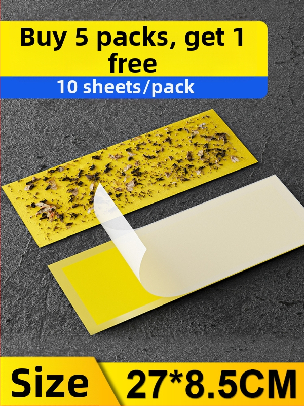 Klipavimo popierius musėms gaudyti lempos — vabzdžių gaudyklė plokštė, dengiamas plotas 10 m², importuotas viskozės tinklas, be baterijų, universalaus stiliaus