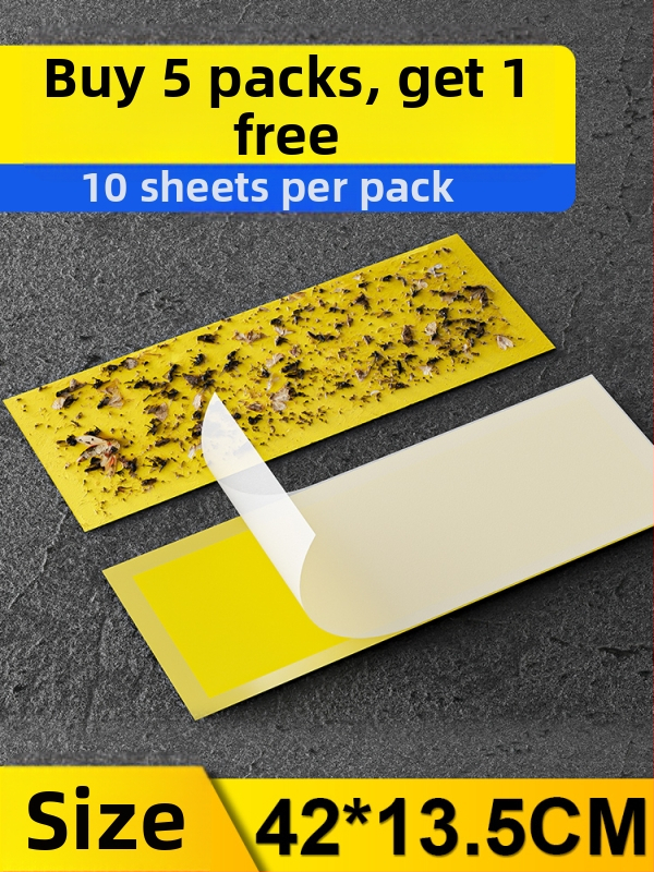 Klipavimo popierius musėms gaudyti lempos — vabzdžių gaudyklė plokštė, dengiamas plotas 10 m², importuotas viskozės tinklas, be baterijų, universalaus stiliaus