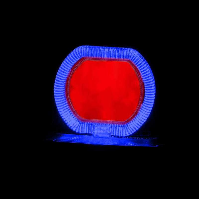 2,5-inčni LED far s anđeoskim i demonskim okom, leća, za motocikle i električna vozila