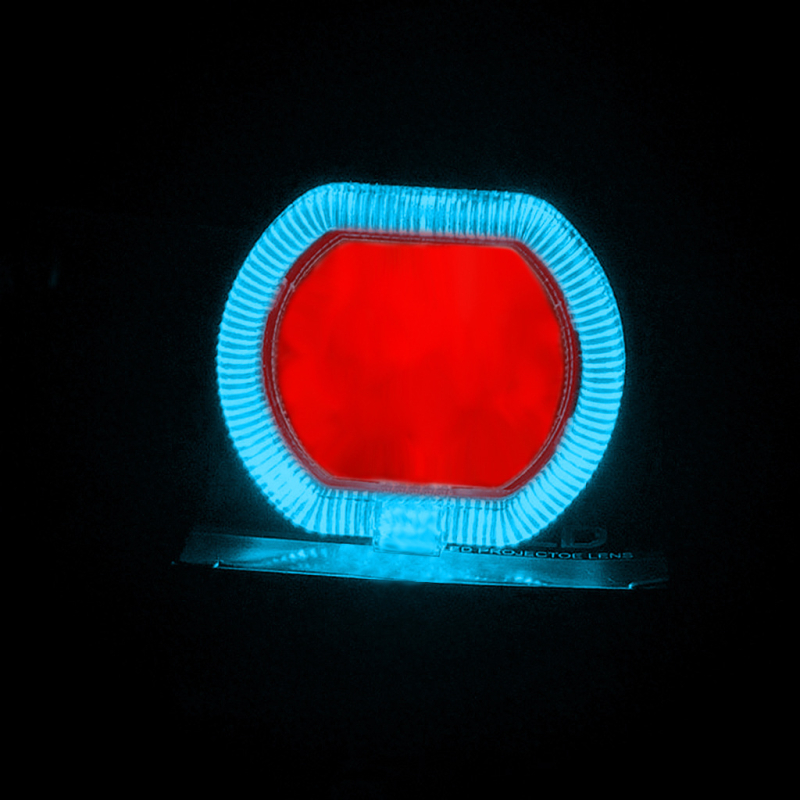 2,5-inčni LED far s anđeoskim i demonskim okom, leća, za motocikle i električna vozila