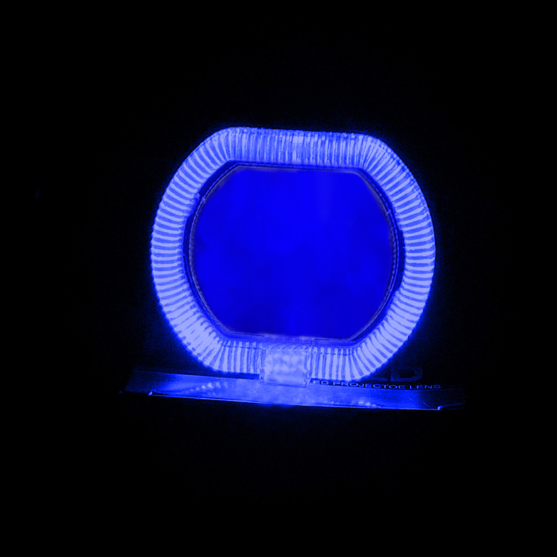2,5-inčni LED far s anđeoskim i demonskim okom, leća, za motocikle i električna vozila