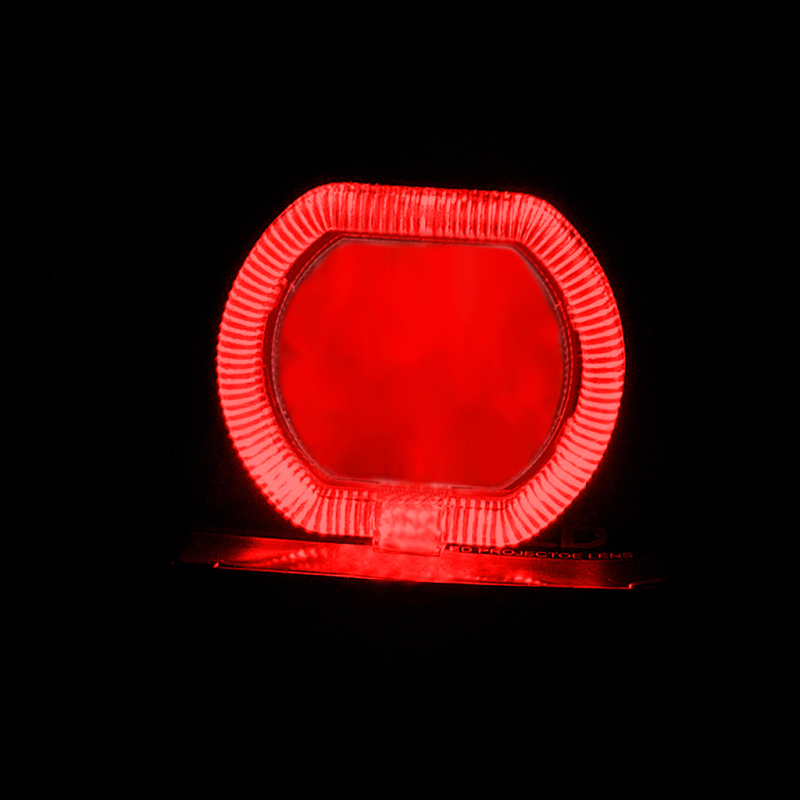 2,5-inčni LED far s anđeoskim i demonskim okom, leća, za motocikle i električna vozila