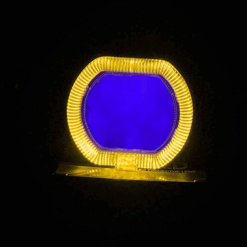 2,5-inčni LED far s anđeoskim i demonskim okom, leća, za motocikle i električna vozila