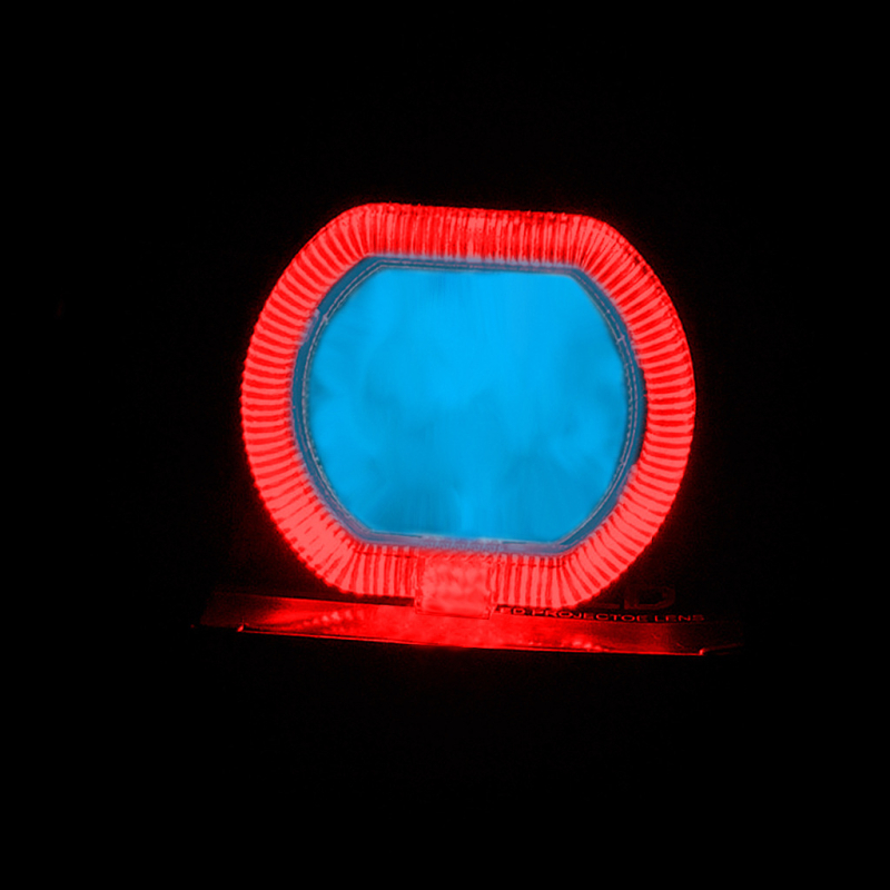 2,5-inčni LED far s anđeoskim i demonskim okom, leća, za motocikle i električna vozila