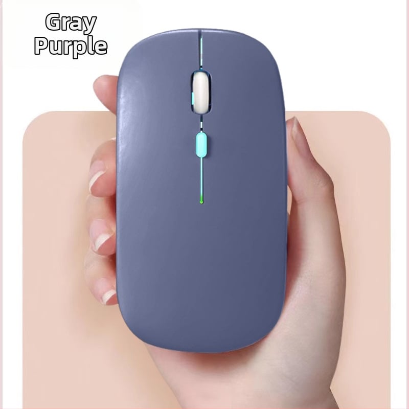 Bezdrôtová myš s dvojmodovým pripojením 2,4G a Bluetooth, 1600 DPI, dosah 10 m, dobíjateľná, ergonomická