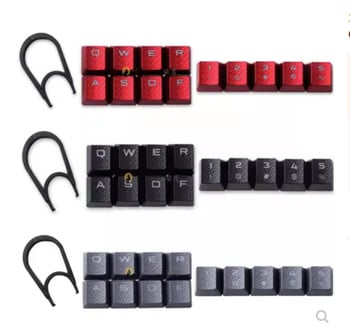 ABS комплект капачета за клавиши за Corsair K70 RGB, 10 бр универсални