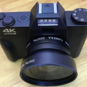 4K digitaalkaamera ilma peeglideta, 48MP, 3,0-tolline pööratav LCD, lainurkobjektiiv, CMOS sensor