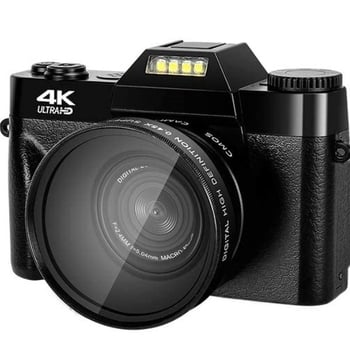 4K digitaalkaamera ilma peeglideta, 48MP, 3,0-tolline pööratav LCD, lainurkobjektiiv, CMOS sensor