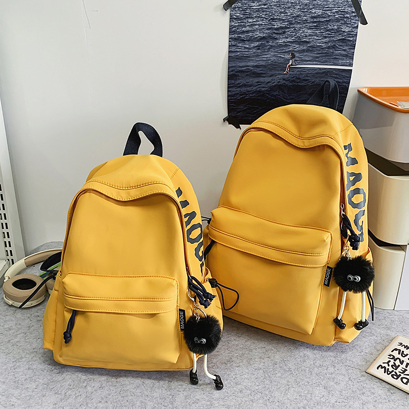Nylon ruksak, kapacitet 20–35 L, unisex, naramenice s zračnim jastukom, prozračna poliester podstava, mladenački kampus stil