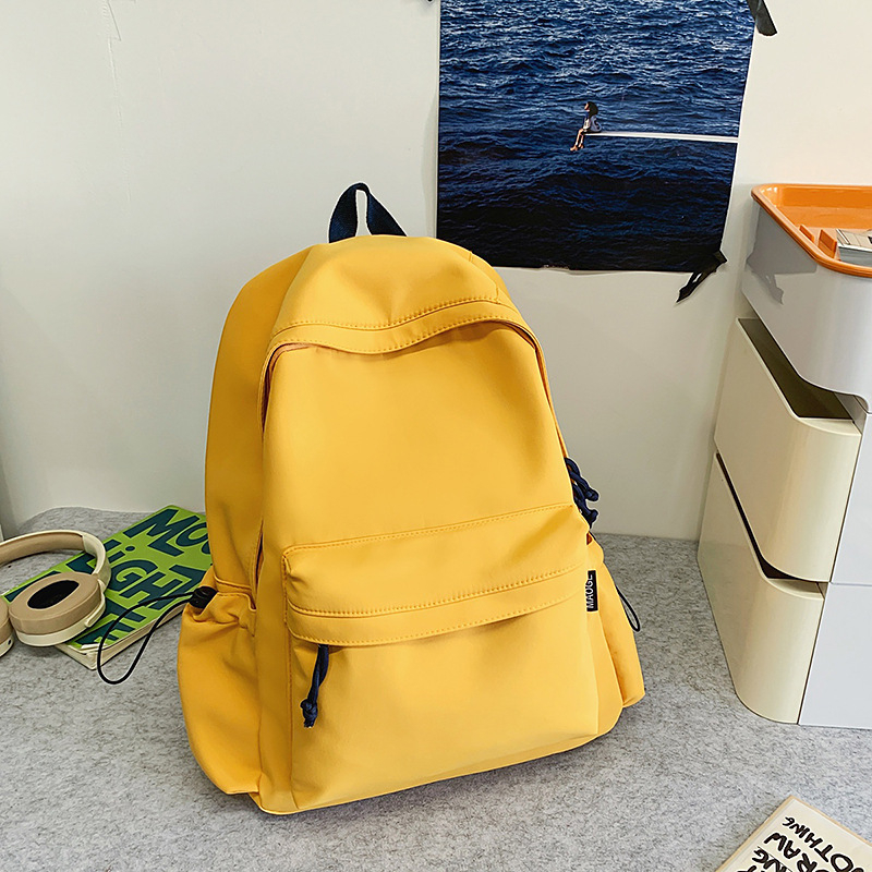 Nylon ruksak, kapacitet 20–35 L, unisex, naramenice s zračnim jastukom, prozračna poliester podstava, mladenački kampus stil