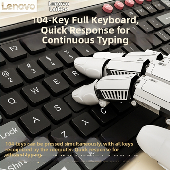 Lenovo KB101 Kabelový set klávesnice a myši USB – Gaming, 1200 DPI, Ergonomický, vydanie 2024