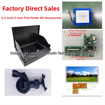 Makšķerēšanas vizuālais monitors – TFT LCD, 800x480 RGB, video ievade, PAL/NTSC, LANCEVON