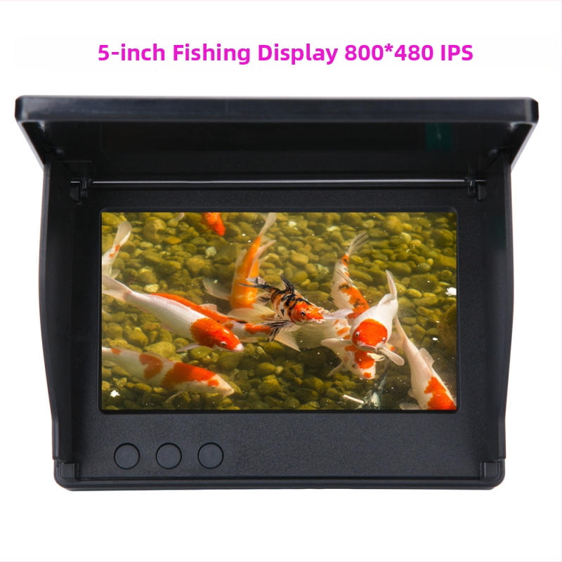 Makšķerēšanas vizuālais monitors – TFT LCD, 800x480 RGB, video ievade, PAL/NTSC, LANCEVON