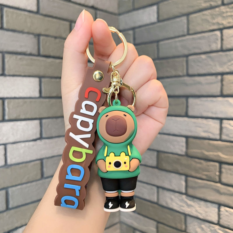 Κάπιμπάρα κλειδοθήκη, σιλικόνη, καρτούν στυλ