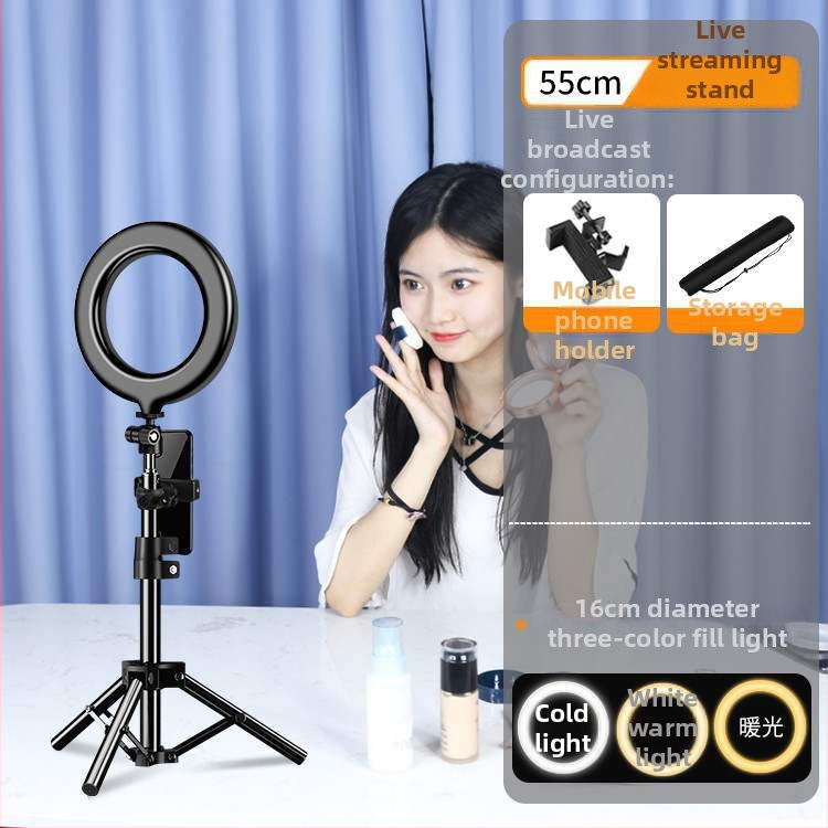 Waite doplnkové svetlo pre live streaming s trojfarebnou teplotou, ≤10W, 110V
