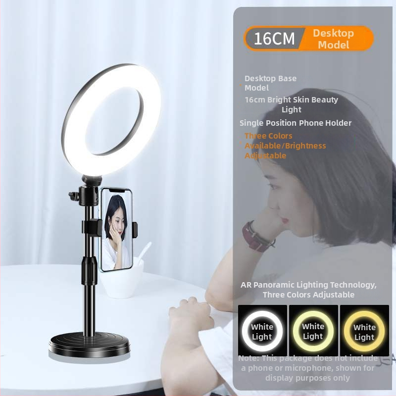 Waite doplnkové svetlo pre live streaming s trojfarebnou teplotou, ≤10W, 110V