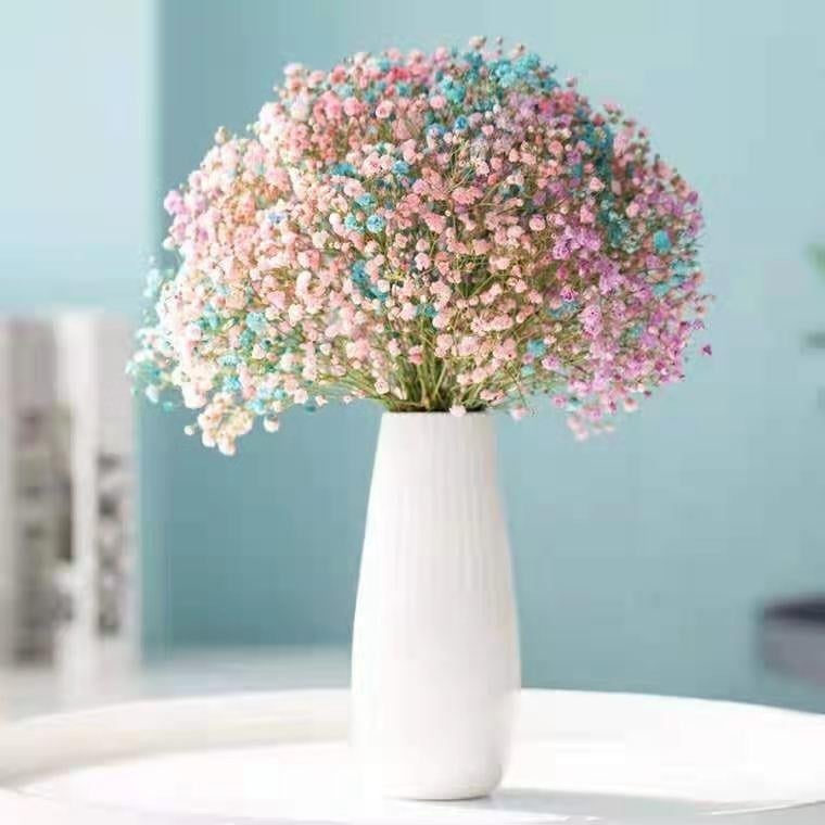 Buchet Starry Sky de flori uscate pentru decorul sufrageriei – Material: flori uscate; Varianta: Starry Sky; Meșteșug: altul