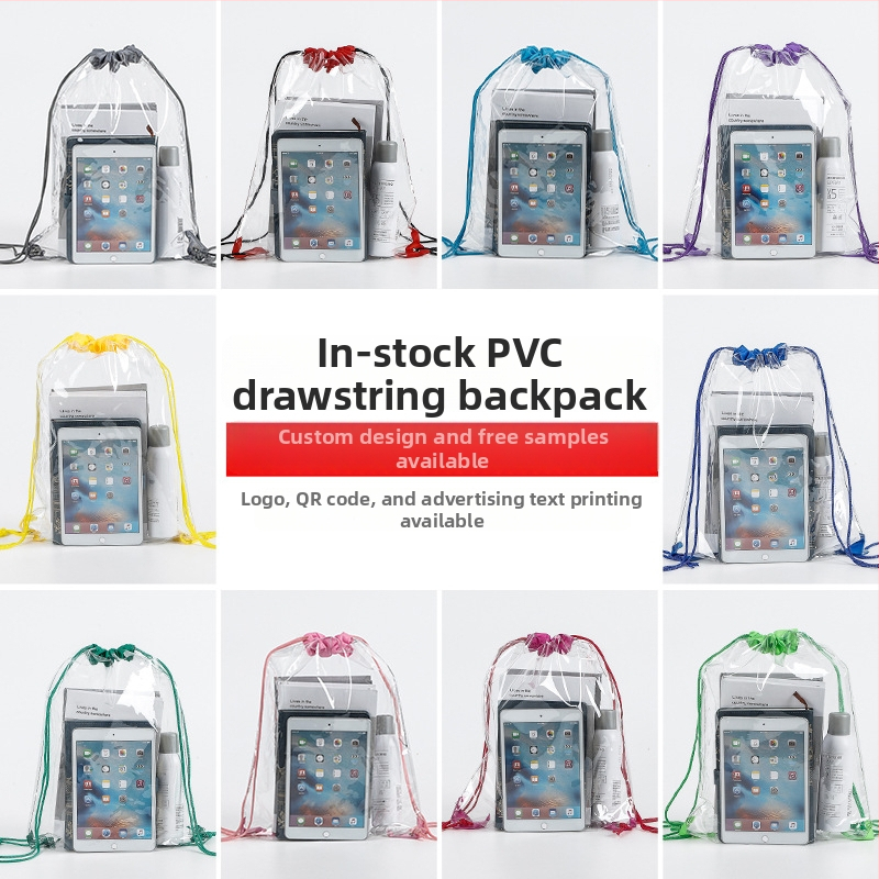 Sac de depozitare din PVC cu șnur, imprimare logo personalizabilă