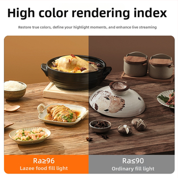 LATZZ Osvetlenie na doplnenie pre živé vysielanie, fotografovanie a krátke videá — 101–150W, 220V, Tri farebné teploty