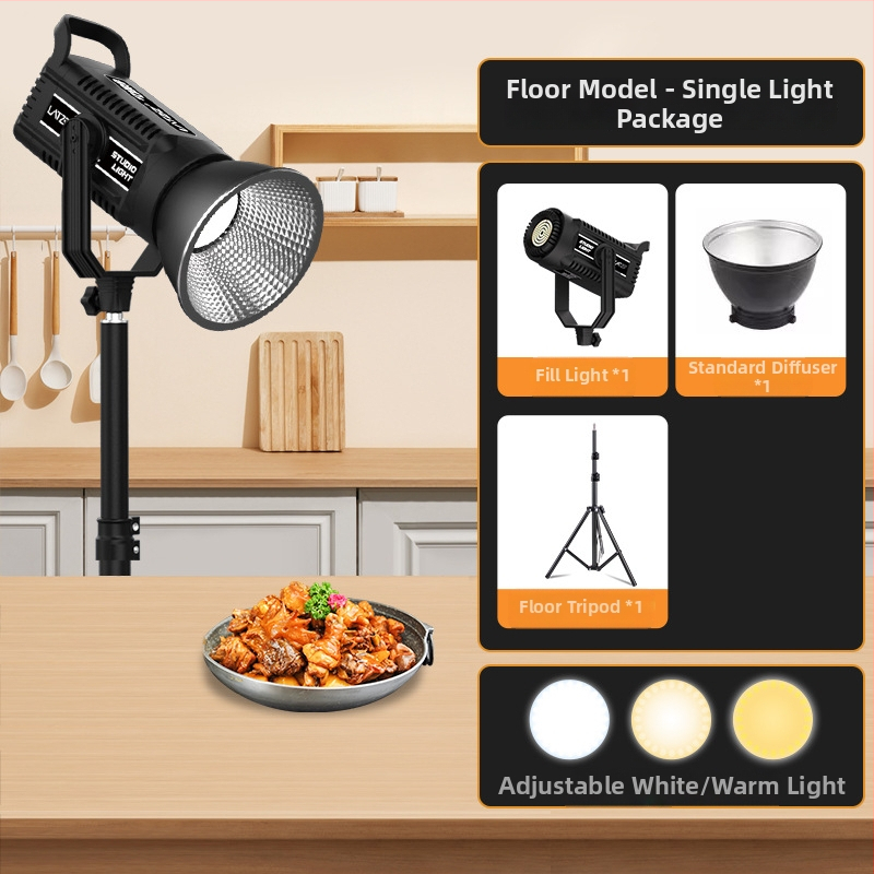 LATZZ Osvetlenie na doplnenie pre živé vysielanie, fotografovanie a krátke videá — 101–150W, 220V, Tri farebné teploty