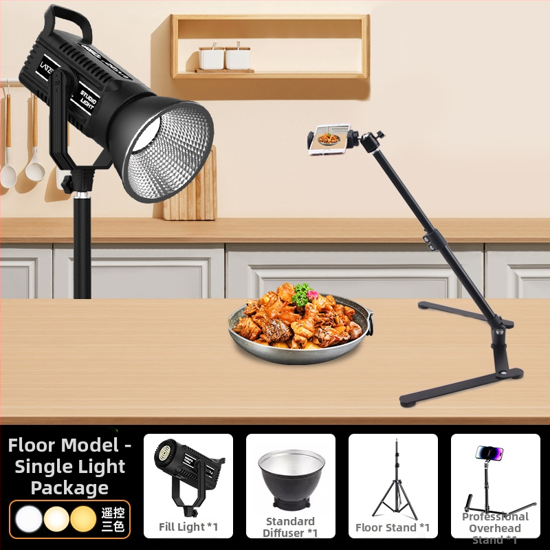 LATZZ Osvetlenie na doplnenie pre živé vysielanie, fotografovanie a krátke videá — 101–150W, 220V, Tri farebné teploty