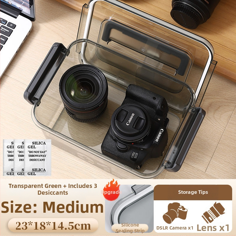 Kamera nedvességvédő doboz SLR digitális felszereléshez – szárítás, penészmentes, zárt tárolás objektívek és felszerelések számára