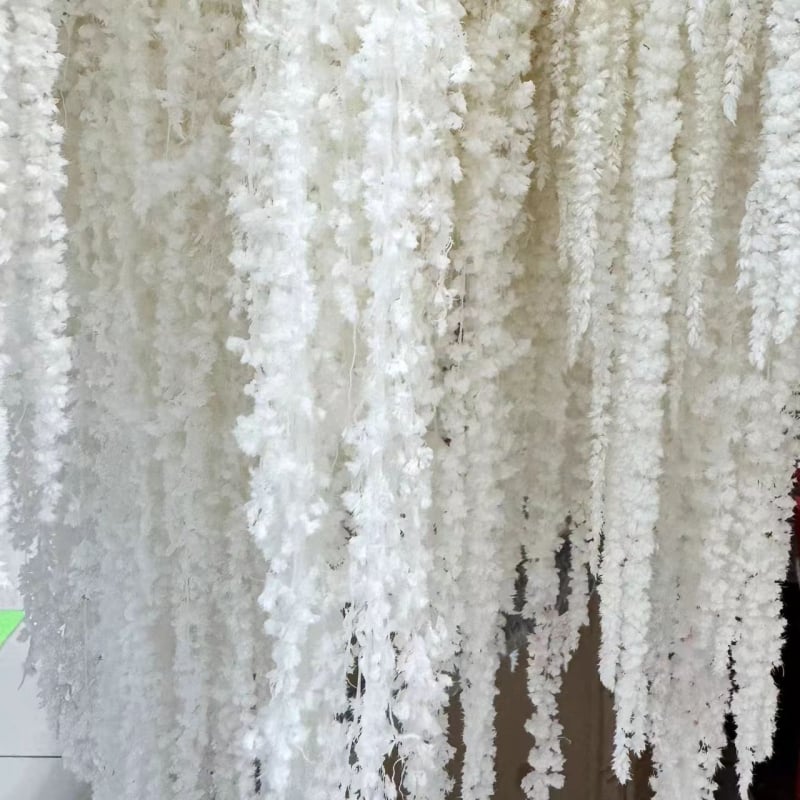 Buchet de flori uscate și conservate pentru decorul de perete la nuntă și fundal pentru fotografii — Flowers are sweet