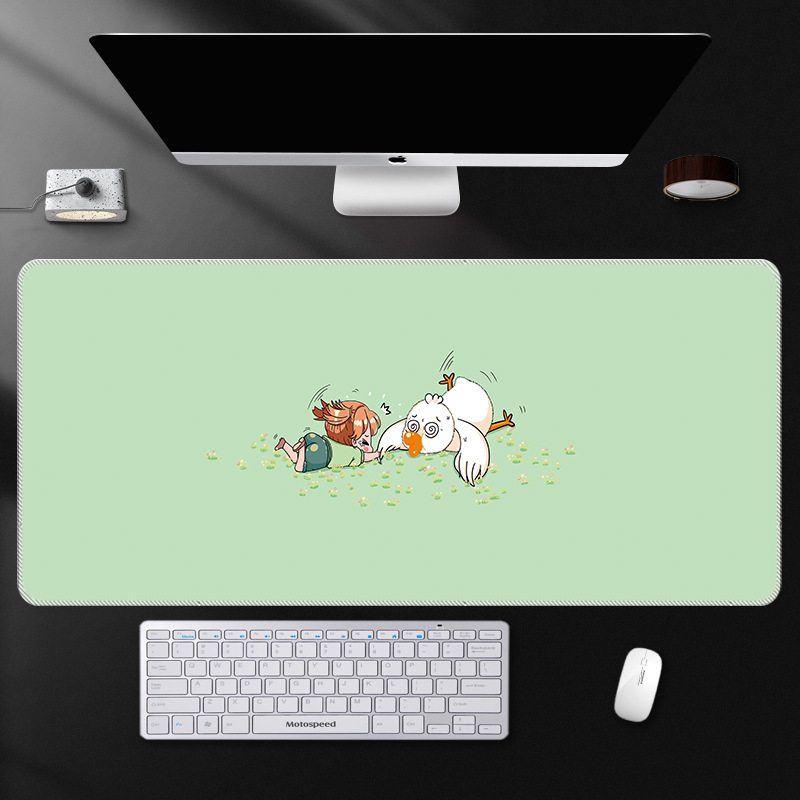 Мишкоподложка за офис и игри: натурален каучук, против приплъзване, печат чрез трансфер на топлина, OEM обработка.