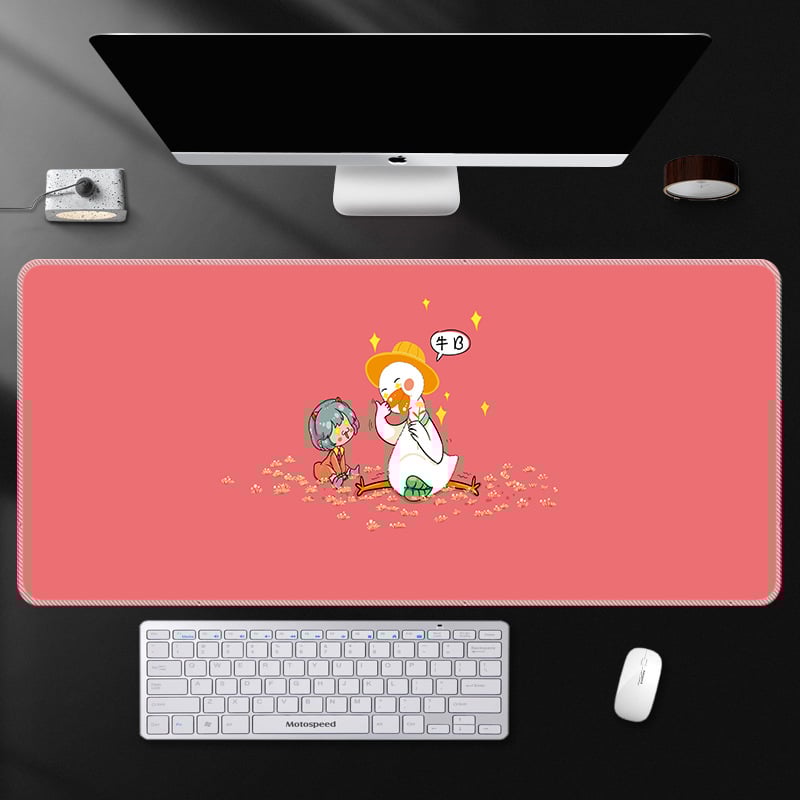 Мишкоподложка за офис и игри: натурален каучук, против приплъзване, печат чрез трансфер на топлина, OEM обработка.