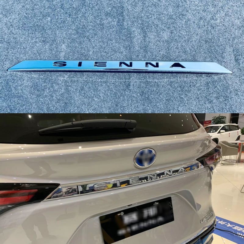 Tagumine dekoratiivne serv Toyota Sienna 20–24, ABS, mudel 03018Zz, dekoratiivne kasutus