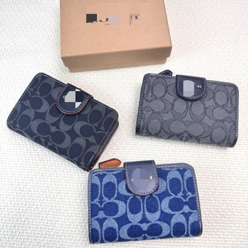 Portofel feminin din PVC, model cu dungi, cu mai multe compartimente pentru carduri, buzunar pentru monede și suport pentru ID