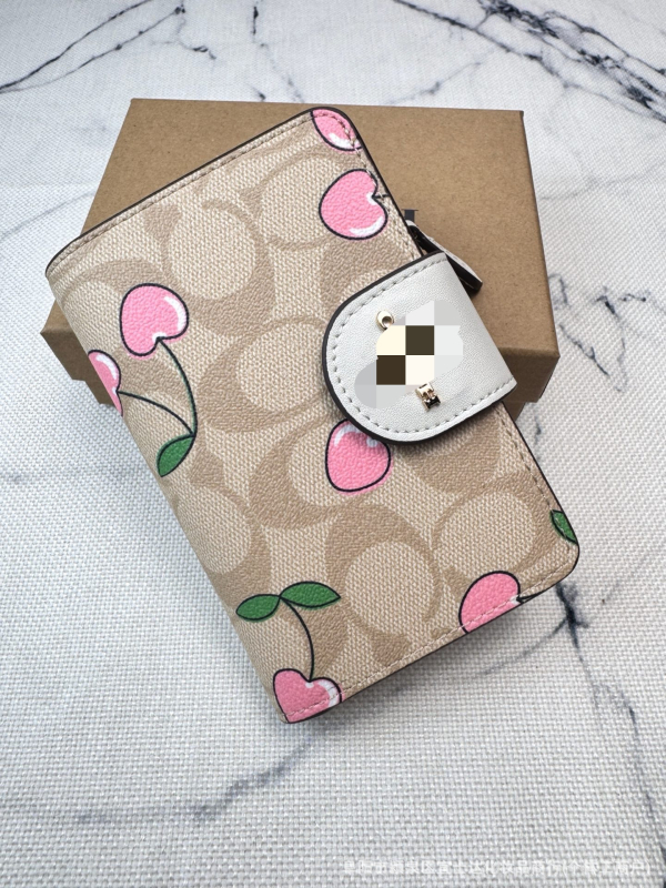 Portofel feminin din PVC, model cu dungi, cu mai multe compartimente pentru carduri, buzunar pentru monede și suport pentru ID