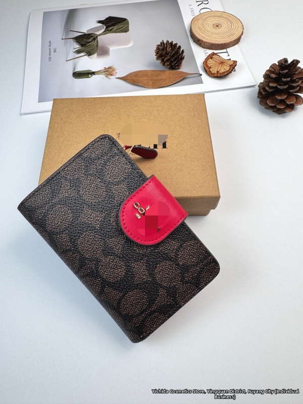 Portofel feminin din PVC, model cu dungi, cu mai multe compartimente pentru carduri, buzunar pentru monede și suport pentru ID