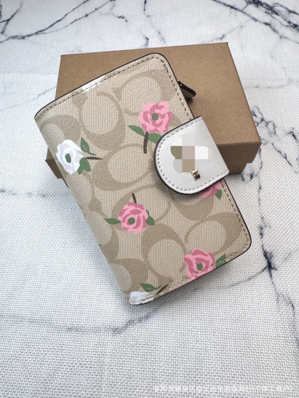 Portofel feminin din PVC, model cu dungi, cu mai multe compartimente pentru carduri, buzunar pentru monede și suport pentru ID