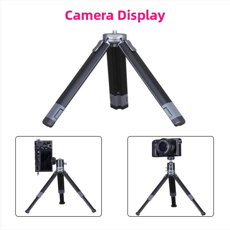 T130+T150+T180 Ball Head statīvs - alumīnija sakausējums + ABS, slodze 6-10 kg, ātri atbrīvotā plāksne iekļauta