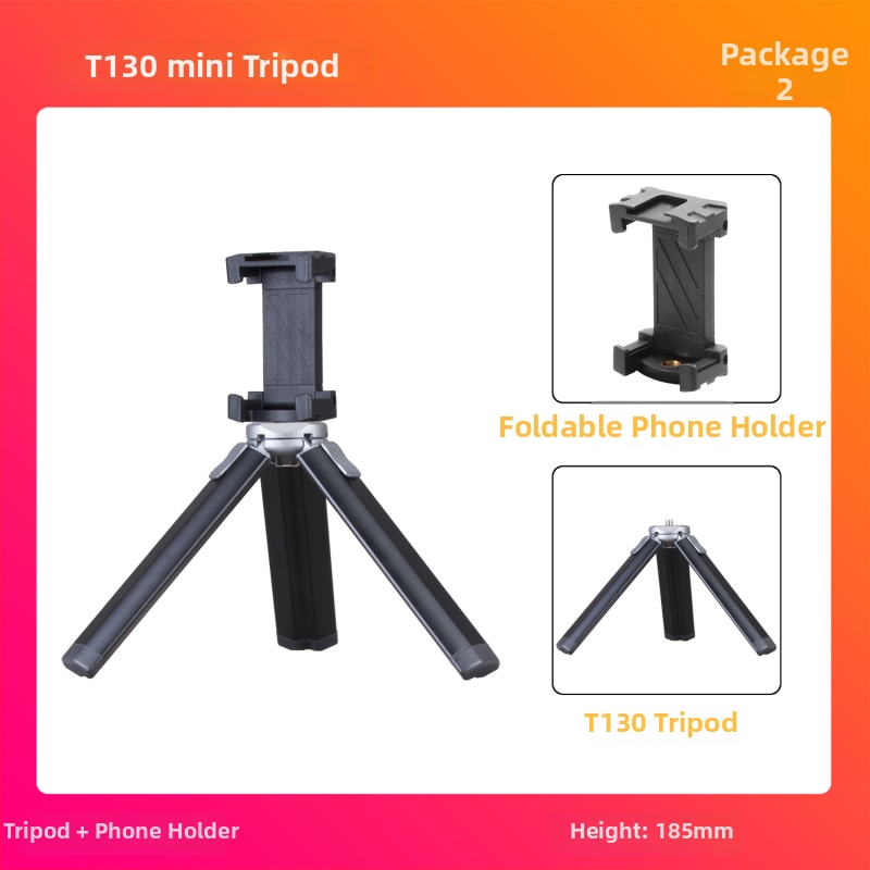 T130+T150+T180 Ball Head statīvs - alumīnija sakausējums + ABS, slodze 6-10 kg, ātri atbrīvotā plāksne iekļauta