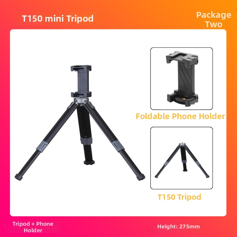 T130+T150+T180 Ball Head statīvs - alumīnija sakausējums + ABS, slodze 6-10 kg, ātri atbrīvotā plāksne iekļauta