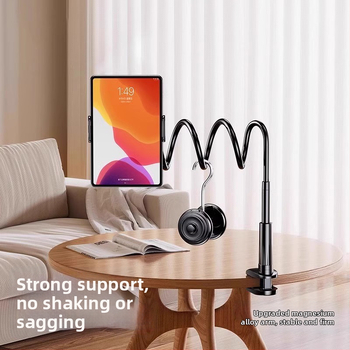 Tablettatartó – éjjeliszekrényre szánt többfunkciós állvány telefonhoz és tablethez, kompatibilis iPad-dal és más táblagépekkel, testreszabott minták elérhetők