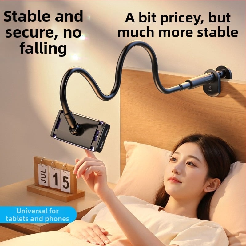 Tablettatartó – éjjeliszekrényre szánt többfunkciós állvány telefonhoz és tablethez, kompatibilis iPad-dal és más táblagépekkel, testreszabott minták elérhetők
