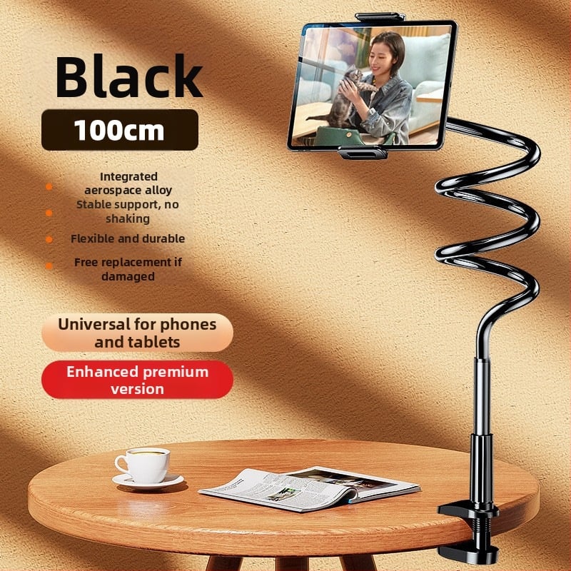 Tablettatartó – éjjeliszekrényre szánt többfunkciós állvány telefonhoz és tablethez, kompatibilis iPad-dal és más táblagépekkel, testreszabott minták elérhetők