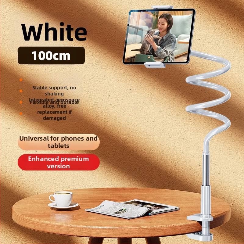 Tablettatartó – éjjeliszekrényre szánt többfunkciós állvány telefonhoz és tablethez, kompatibilis iPad-dal és más táblagépekkel, testreszabott minták elérhetők