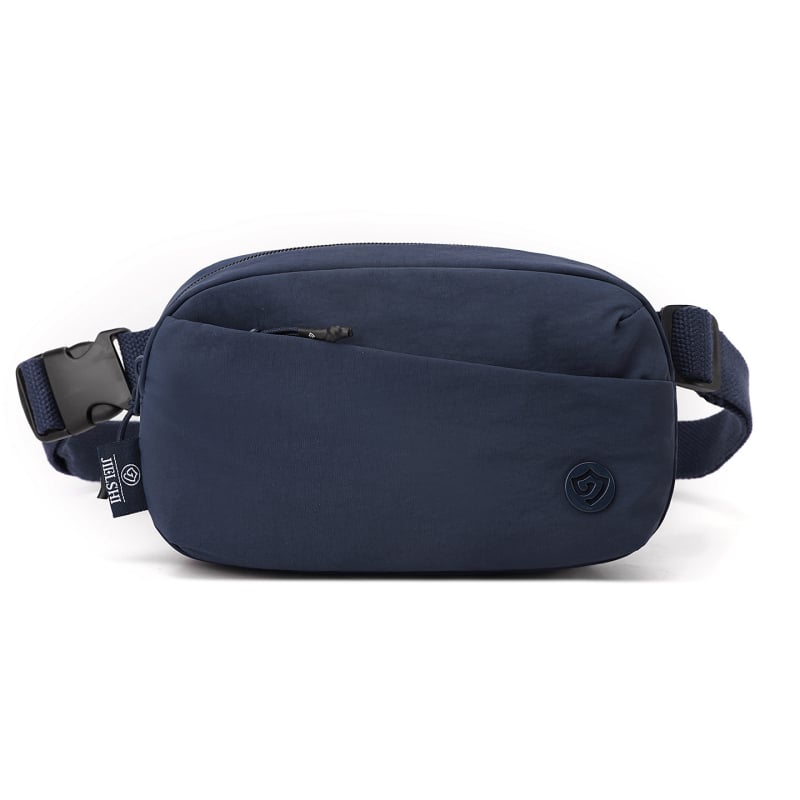 Geantă Jelans urban crossbody, din Oxford, închidere cu fermoar, căptușeală din poliester, buzunar ascuns cu fermoar