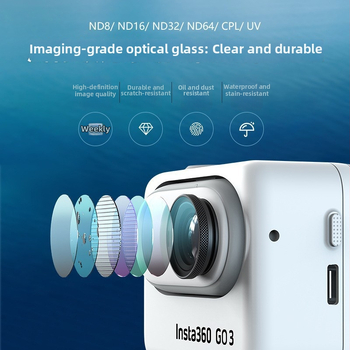 Amagisn vodovzdorný ochranný filter pre objektív pre Insta360 GO3/GO3S/GO2 (Značka: Amagisn, Model: go3 filter, Kompatibilné modely: Go3s/3/2, Servis po predaji: tri záruky)