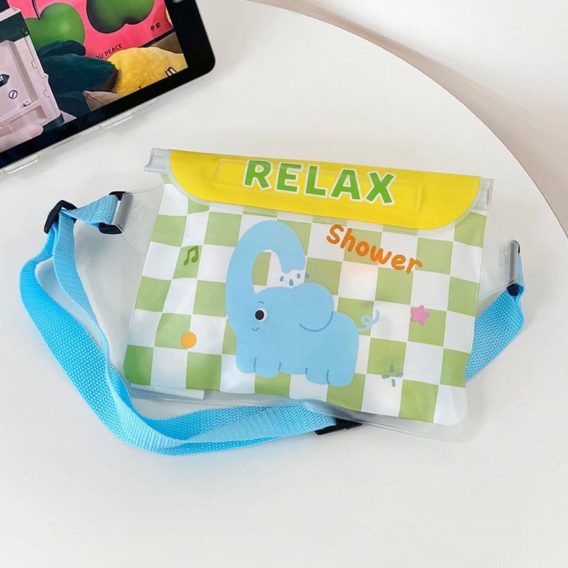 Vízálló telefontok dupla csatokkal és textilkötéllel – PVC zárt tok érintőképernyőhöz mobiltelefonokra (Kód Lh003)