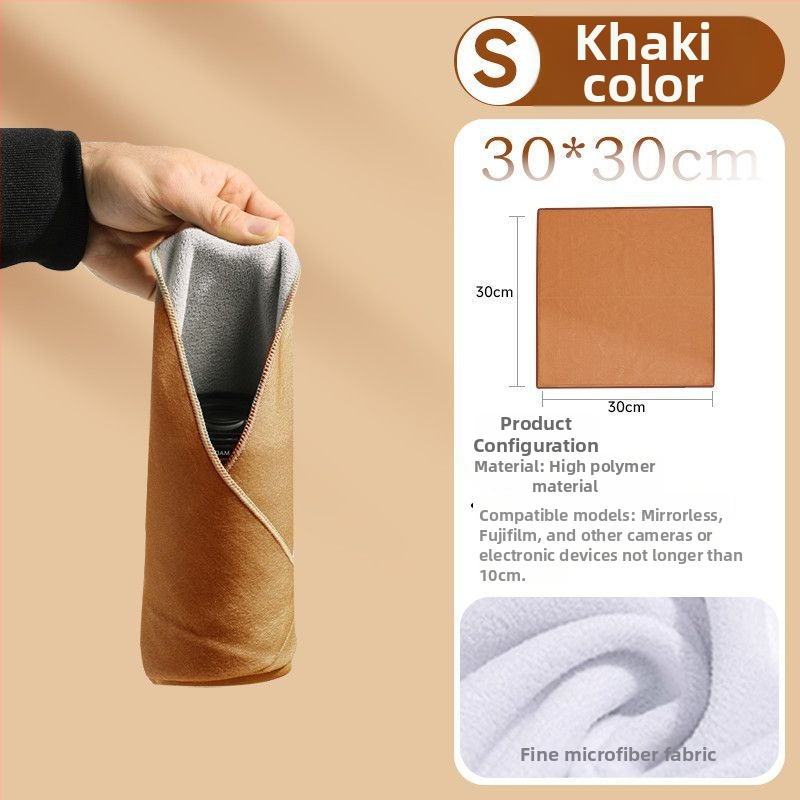 Fényképezőgéptáska - textil belső, egységes mintázat, ergonómikus hátsó panel, DSLR és tükör nélküli kamerákkal kompatibilis (Ősz 2020)