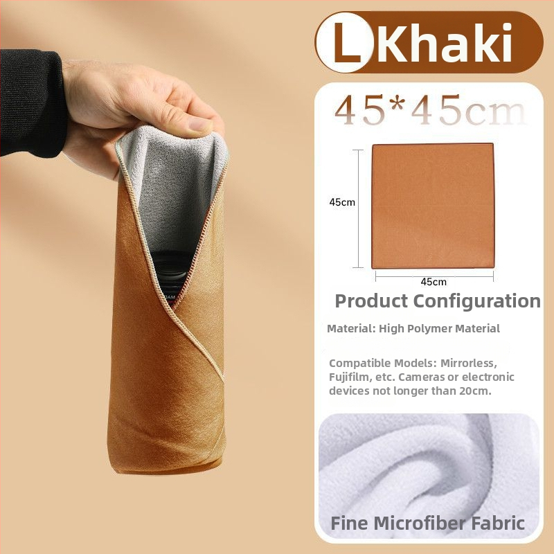 Fényképezőgéptáska - textil belső, egységes mintázat, ergonómikus hátsó panel, DSLR és tükör nélküli kamerákkal kompatibilis (Ősz 2020)