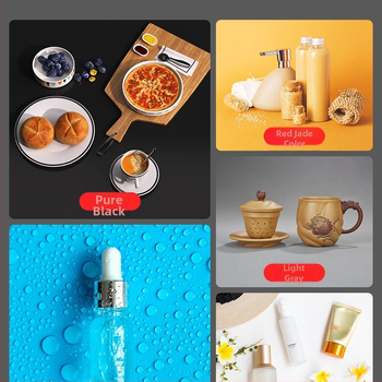 Štúdiová svetelná krabica, skladací dizajn, s panelom na pozadie pre fotografovanie šperkov