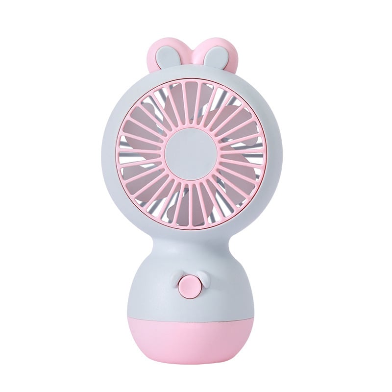 Ventilator de birou USB cu direcție reglabilă sus-jos | Baterie încorporată 300–500 mAh, 5V 5W, zgomot 45–50 dB, Încărcare USB, Viteză unică