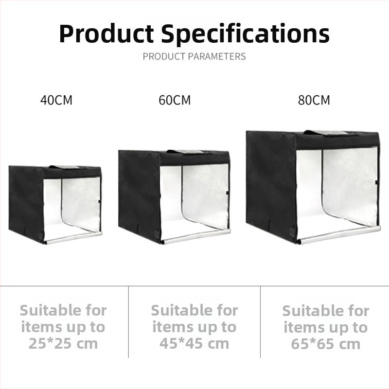 Huishot Mini Studijski Softbox Set s Lychee Uzorkom Reflektirajuća Tkanina, Najlon, Oxford, Vodootporna Tkanina i PVC Pozadina